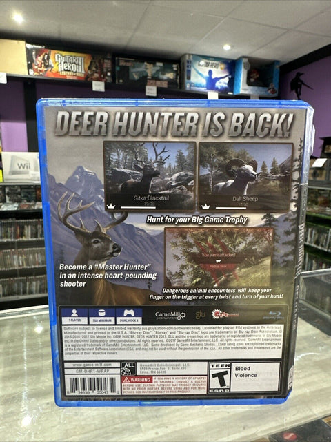 Deer Hunter: Reloaded (Sony PlayStation 4, 2017) PS4 CIB Complete Tested!