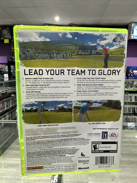 Tiger Woods PGA Tour 11 (Microsoft Xbox 360, 2010) CIB Complete Tested!