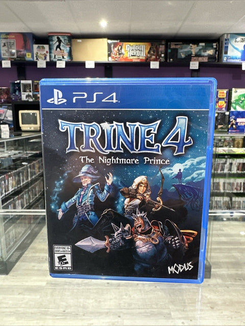 Trine 4: The Nightmare Prince (Sony PlayStation 4 2019) PS4 w/ Map - Tested!