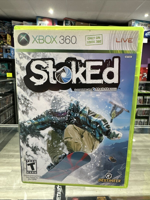 Stoked (Microsoft Xbox 360, 2009) CIB Complete Tested!