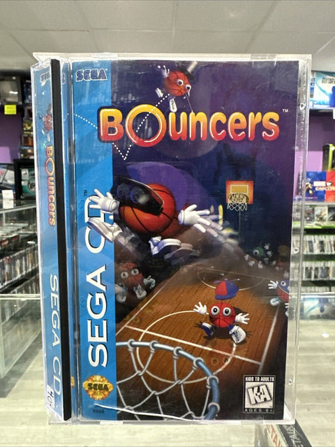 Bouncers (Sega CD, 1994) CIB Complete Tested!