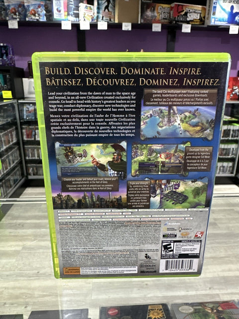 Sid Meier's Civilization Revolution (Microsoft Xbox 360, 2008) - Complete CIB