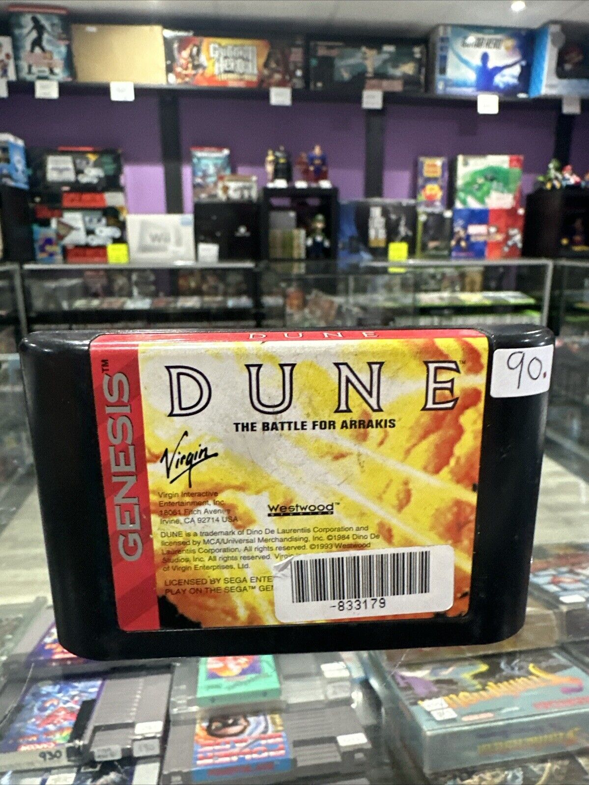 Dune: The Battle for Arrakis ( Sega Genesis, 1993) Game & hotsell Case Cleaned Tested