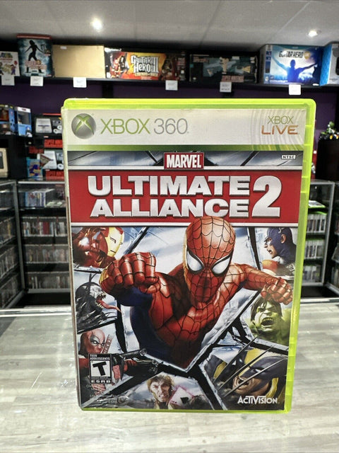 Marvel Ultimate Alliance 2 (Microsoft Xbox 360, 2009) Complete CIB Tested