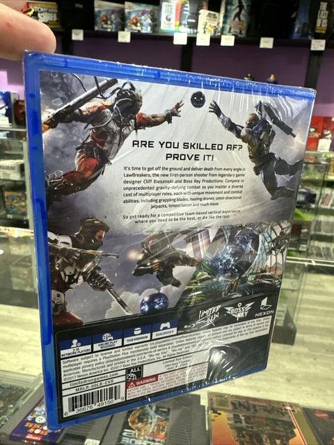 NEW! LawBreakers (Sony PlayStation 4, 2017) PS4 Factory Sealed!