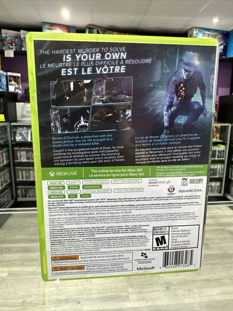 Murdered: Soul Suspect (Microsoft Xbox 360, 2014) Tested!