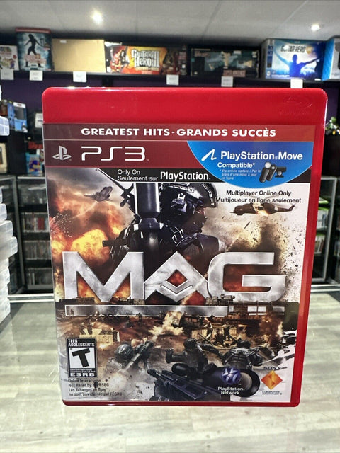 MAG (Sony PlayStation 3, 2010) PS3 CIB Complete Tested!