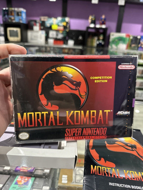 Mortal Kombat SNES (Super Nintendo, 1999) CIB Complete Tested!