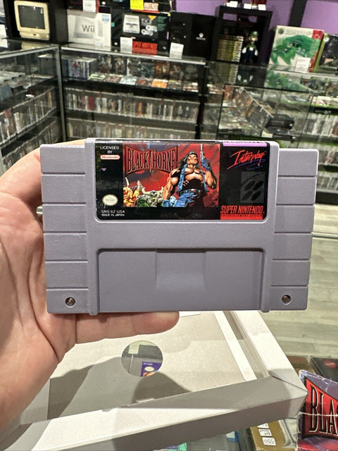 Blackthorne (Super Nintendo SNES, 1994) CIB Complete Tested!
