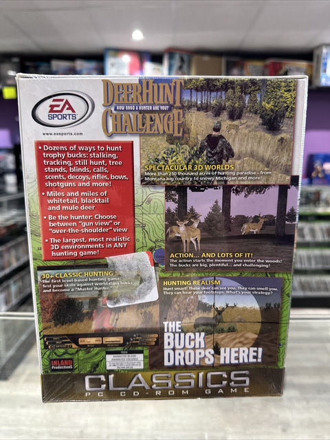 NEW! Deer Hunt Challenge (PC, 1999) Big Box Factory Sealed!