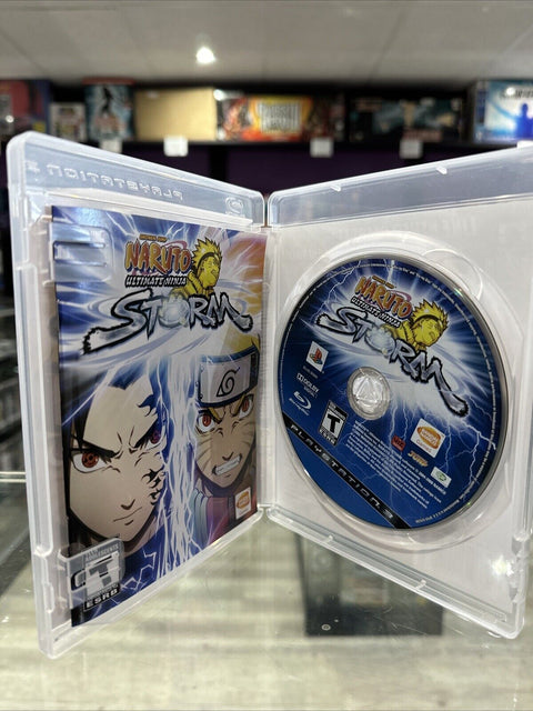 Naruto Ultimate Ninja Storm (Sony Playstation 3, 2008) PS3 CIB Complete Tested!