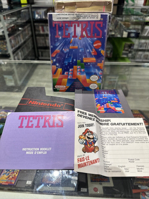 Tetris (Nes Nintendo, 1989) Complete CIB Tested!