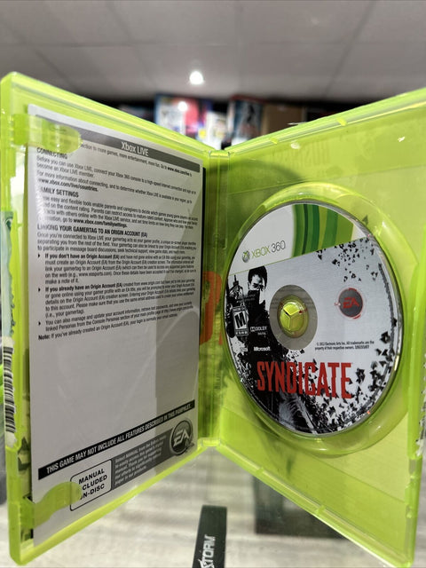 Syndicate (Microsoft Xbox 360, 2012) CIB Complete Tested!