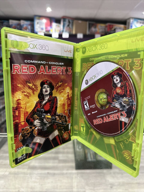 Command & Conquer: Red Alert 3 (Microsoft Xbox 360, 2008) CIB Complete Tested!