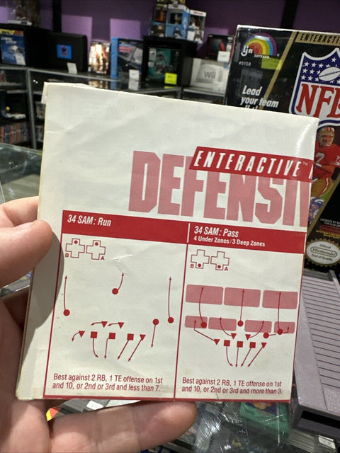 NFL Football In Box Nintendo NES Game 1988 Tested!