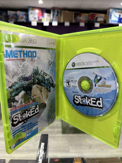 Stoked (Microsoft Xbox 360, 2009) CIB Complete Tested!