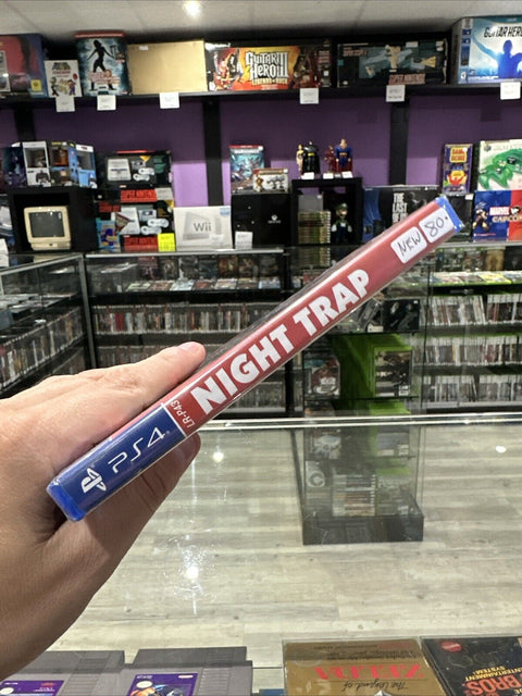 NEW! Night Trap (Sony PlayStation 4, 2017) PS4 Factory Sealed! Limited Run