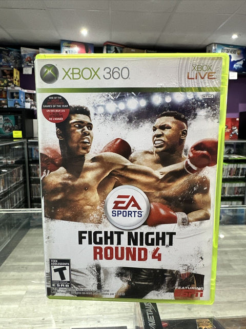 Fight Night Round 4 (Xbox 360) CIB Complete Tested!