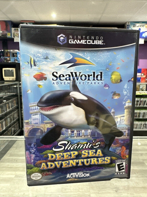 SeaWorld: Shamu's Deep Sea Adventures (Nintendo GameCube) CIB Complete Tested!