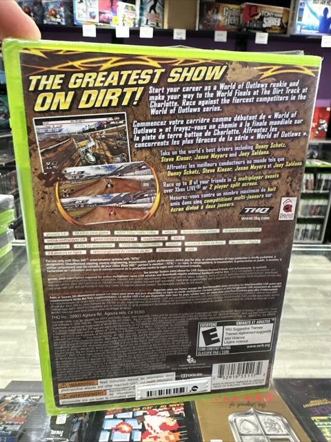 NEW! World of Outlaws: Sprint Cars (Microsoft Xbox 360) *Ripped Plastic* Sealed