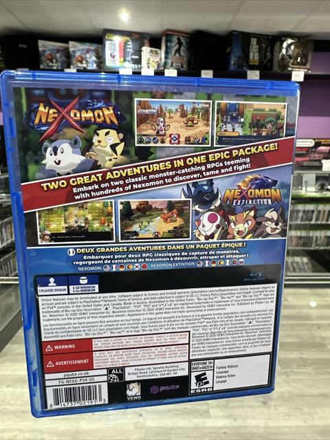 Nexomon + Nexomon Extinction: Complete Collection PS4 PlayStation 4 - Tested!