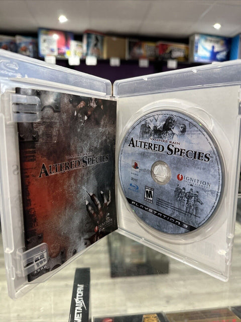 Vampire Rain: Altered Species (Sony PlayStation 3, 2008) PS3 Complete Tested