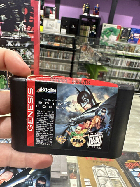 Batman Forever (Sega Genesis, 1995) CIB Complete Tested!