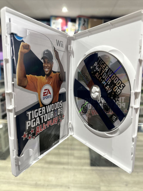 Tiger Woods PGA Tour 09: All-Play (Nintendo Wii, 2008) CIB Complete Tested!