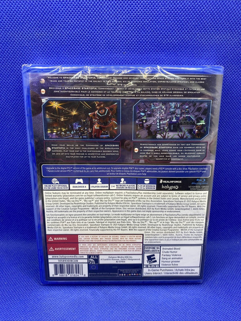 Spacebase Startopia (Sony Playstation 4, 2021) PS4 Brand NEW Factory Sealed!