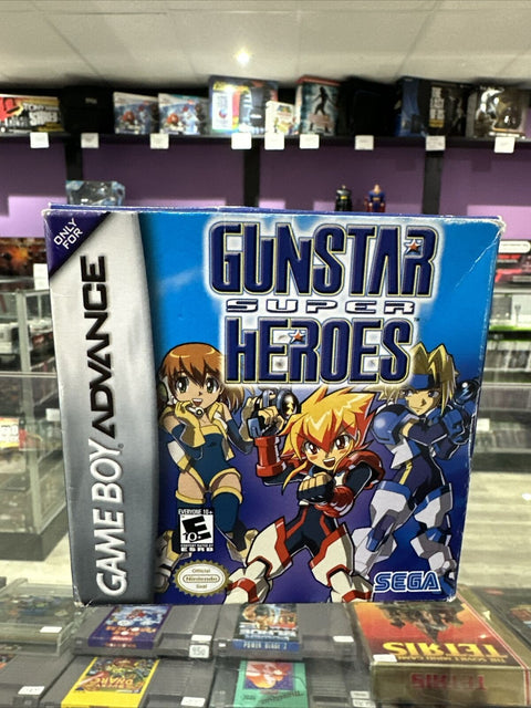 Gunstar Super Heroes (Nintendo Game Boy Advance, 2005) GBA CIB Complete Tested!