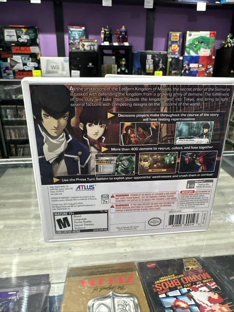 Shin Megami Tensei IV 4 Limited Edition (Nintendo 3DS) CIB Complete Tested!