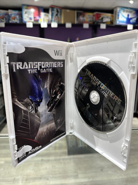 Transformers: The Game (Nintendo Wii, 2007) CIB Complete Tested!