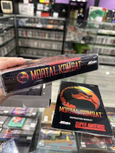 Mortal Kombat SNES (Super Nintendo, 1999) CIB Complete Tested!