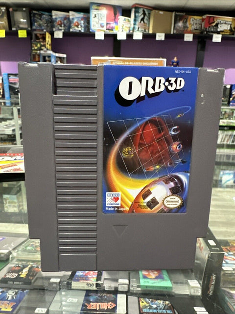 ORB-3D (Nintendo Entertainment System, 1990) NES CIB Complete Tested!