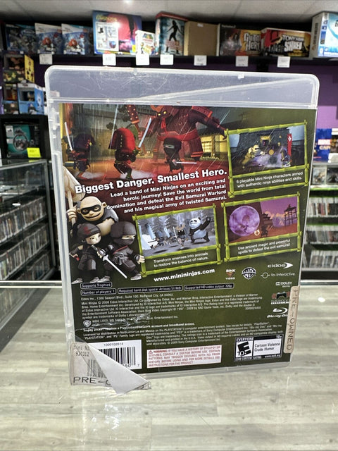 Mini Ninjas (Sony PlayStation 3, 2009) PS3 CIB Complete Tested!