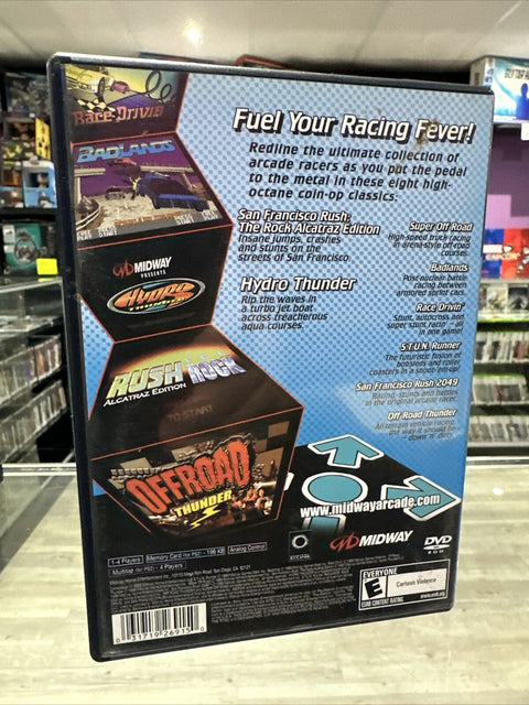 Midway Arcade Treasures 3 (Sony Playstation 2) PS2 CIB Complete Tested!