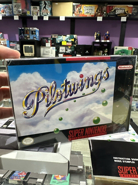 Pilotwings (Super Nintendo, 1991) SNES CIB Complete Tested!