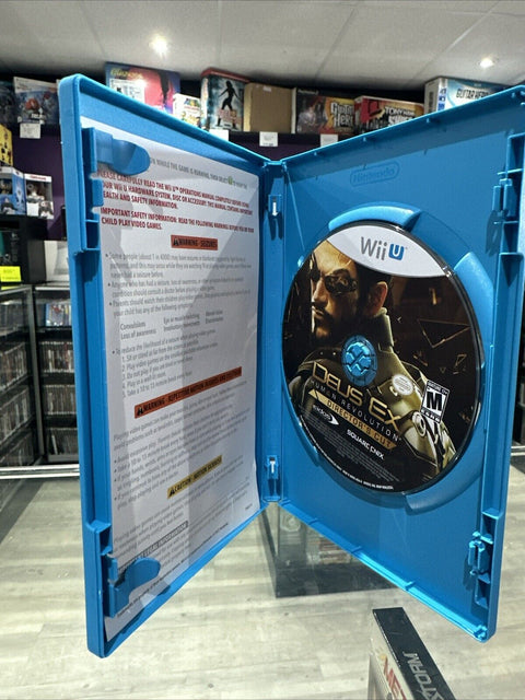 Deus Ex: Human Revolution - Director's Cut (Nintendo Wii U, 2013) Complete