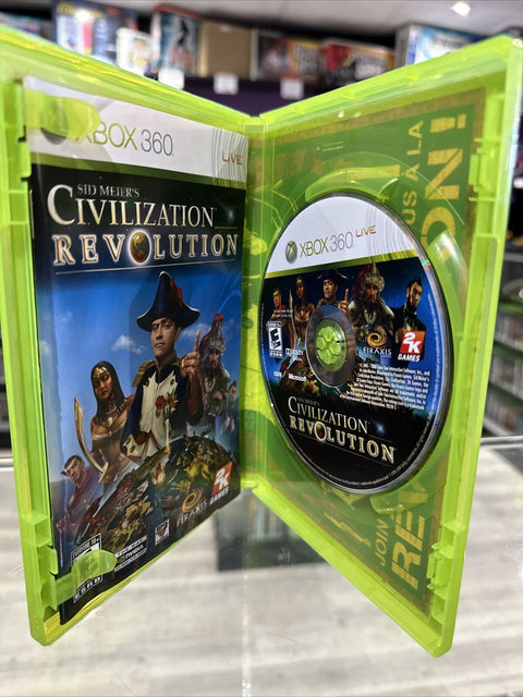 Sid Meier's Civilization Revolution (Microsoft Xbox 360, 2008) - Complete CIB
