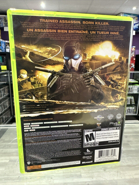 Wanted: Weapons of Fate - XBOX 360 - CIB Complete Tested!