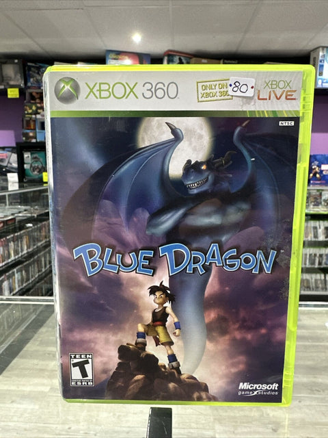 Blue Dragon (Microsoft Xbox 360, 2007) CIB Complete Tested!