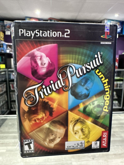 Trivial Pursuit Unhinged (Sony PlayStation 2, 2004) PS2 CIB Complete Tested!