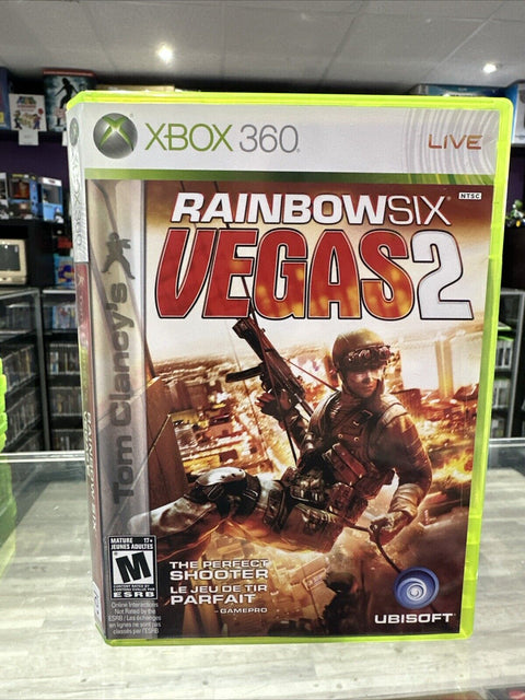 Tom Clancy's Rainbow Six: Vegas 2 (Microsoft Xbox 360, 2008) CIB Complete Tested