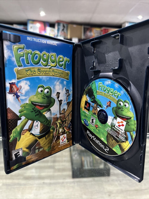 Frogger: The Great Quest (Sony PlayStation 2, 2001) PS2 CIB Complete Tested!