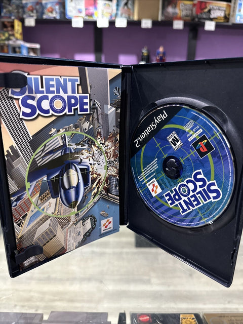 Silent Scope (Sony PlayStation 2, 2000) PS2 CIB Complete Tested!