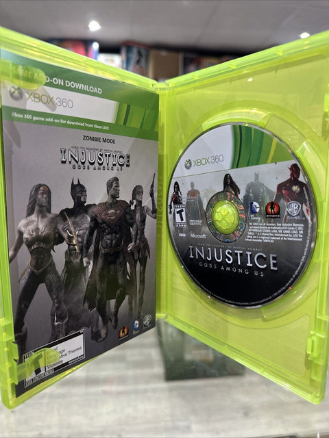 Injustice Gods Among Us (Microsoft Xbox 360, 2013) Complete CIB Tested!