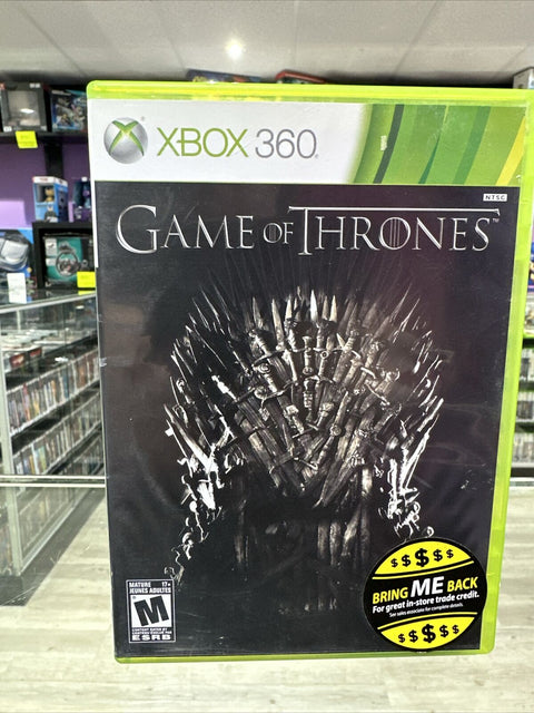 Game of Thrones (Xbox 360, 2012) Complete CIB Tested!
