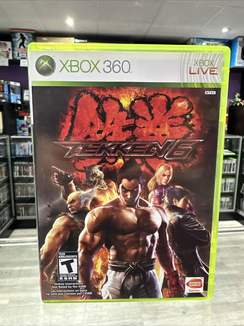 Tekken 6 (Microsoft Xbox 360, 2009) CIB Complete Tested!