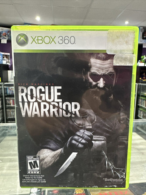 Rogue Warrior (Microsoft Xbox 360, 2009) CIB Complete Tested!