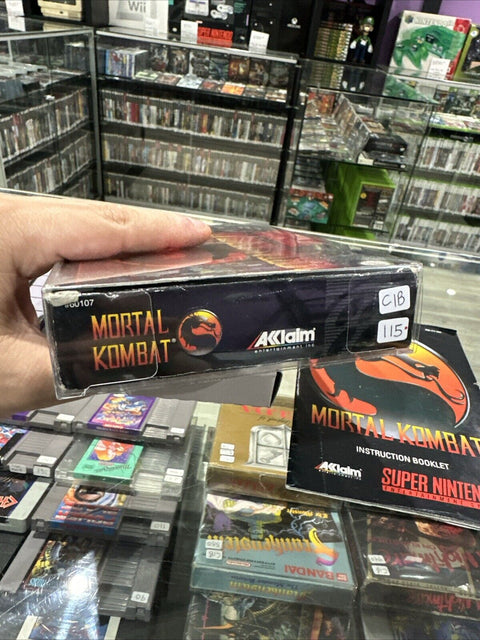 Mortal Kombat SNES (Super Nintendo, 1999) CIB Complete Tested!